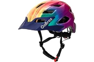 Kids Bike Helmet, OnBros Kid Helmets For Ages 5-8-11-14 Years Boys and Girls, Bicycle Helmets Kids With Visor Adjustable, Bicycle Scooter Skating Cycle Helmet