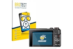 BROTECT Schutzglas für Canon PowerShot G7 X Mark II Schutzfolie Panzer Folie Glas [Extrem Kratzfest 9H, Anti-Fingerprint, Ultra-Transparent]