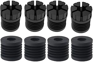 3DPLady Anti Vibration Silicone Feet Compatible with Bambu Lab X1 / P1P / P1s (Pack of 4) (Improved Version)