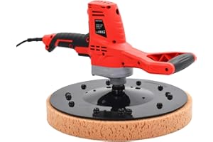 vidaXL Llana Eléctrica Manual Herramientas Albañilería Fratasadora Bricolaje Práctica Potente Trabajos de Nivelación Pulido Eficiente Precisa 710W