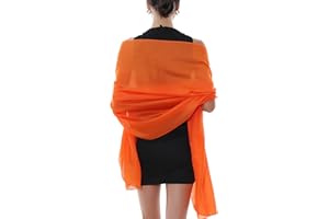 RIIQIICHY Stola Damen Festlich Fur Abendkleid Chiffon Schals Tücher Pashmina Schultertuch Sommer Hochzeit