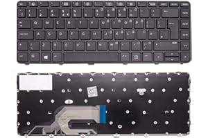 AJPARTS UK New Keyboard Replacement For HP ProBook 430 440 G3 G4 640 G2 G3 Compatible PN: 822340-032, 840791-032, 840791-031, 822340-031 Laptop Non Backlit UK Layout English Keyboard QWERTY with Frame