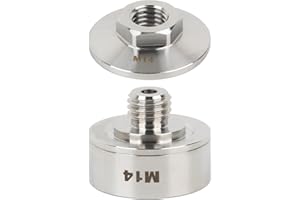 KLENBO Adattatore X-LOCK su filettatura M14, applicabile a lama di taglio smerigliatrice angolare, adattatore per punte diamantate (1 adattatore M14 X-Lock)