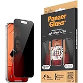 Panzer Glass - Privacy Screen Protector iPhone 15 Pro - EasyAligner ile Ultra Geniş Uyum