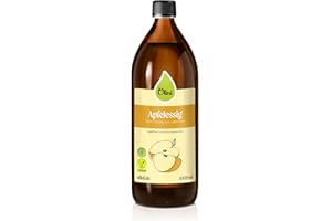 ‎OLINI OLINI Apfelessig 1000 ml Handwerklich Hergestellter Essig über 2 Jahre Gereift Apfelessig 5% Säuregehalt Familienunternehmen Vinegar 100% Äpfel Drei Verschiedener Sorten Viele Anwendungen