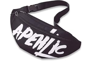 FANDARE Monospalla Marsupio Sportivo Zaino Monospalla Donna Borsello Monospalla Zaino Tracolla Borsa a Tracolla Ragazza Ragazzo Borsello da Uomo Sling Bag Borsa Sportiva Ciclismo Viaggio Tela Nero