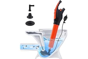 YUCHENGTECH Déboucheur WC électrique Piston de Toilette électrique Déboucheur Evier Déboucheur WC Haute Pression 3 in 1 Déboucheur toilette pour Déboucher les Toilettes/Lavabo/Baignoire/Drain de Sol