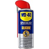 WD-40 Specialist Silicone Spray Lubricant 400ml Can - Versatile All-Weather Protection for Extended Tool Life, Repels Moistur