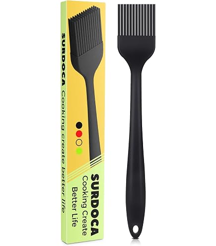 Pinceau En Silicone Lacor - Manche Inox 18/10, Résistant Haute Température, Pour Pâtisserie Et Cuisine