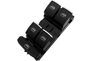 MCamooer Fensterheber Schalter für Golf Mk7 5G0959857 Fensterheber Taster Fensterheberschalter 5G0959857B kompatibel mit Touran Seat Leon Passat Ateca Ibiza Arteon Karoq Kodiq Superb 5G0959857C