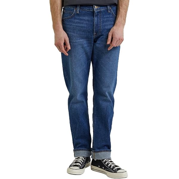 Lee Jeans De Pierna Recta De Ajuste Regular Grande Y Alto Hombre