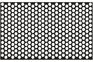 Asudaro Auto Scheinwerfer Folie Universal Auto Rücklicht Lampen- Aufkleber 48cm×30cm Bienenwaben Aufkleber Aufkleber Wasserdicht Nebelscheinwerfer Rückleuchten Blinker,Schwarz