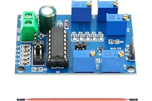 DAOKAI Módulo generador de señal ICL8038 10Hz-450KHz Generador de frecuencia media baja DC12-15V Módulo generador de fuente de señal de onda triangular/rectangular/sinusoidal con cable Dupont