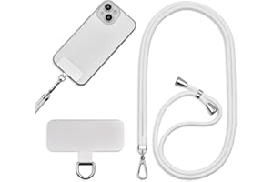 Jaslongri Handykette Universal, Handy Lanyard, Hanging around the neck or diagonally spanning, with a metal patch and adjustable and detachable rope.
