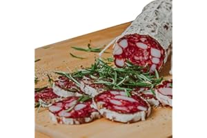 Fa.Lu.Cioli 1917- Salame Corallina 800g ca a metà, Prodotto artigianale di Alta Qualità Sottovuoto - Made in Italy IGP - Sottovuoto - Salumi Artigianali Italiani