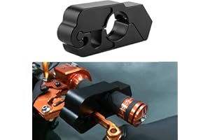 Ymiko Motorrad Bremsschloss, Bremshebelschloss, Universal CNC Aluminiumlegierung Motorradlenker Bremshebel Sicherheitsschloss Diebstahlsicherer Roller für ATV Motorräder Dirt Street Bike(schwarz)