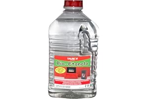 MILO SRL BIOETANOLO COMBUSTIBILE BIOCAMINO STUFA CAMINO INODORE PULITO ANTIFUMO CAMINETTO (2 LT)