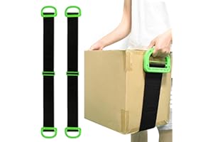 DELAESI Transportgurt 2 Pack Tragegurte Umzug Verstellbare Hebegurte Lasten 330lbs Transportgurt Schwerlast Tragegurt für Möbel Boxen Klavier Bücherregalen