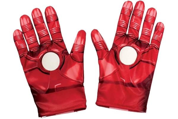 Rubie's Gants pour enfant Produit officiel Marvel Avengers Motif Iron Man Taille unique