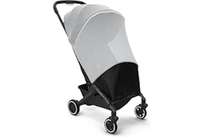 JoolzAer & Aer+ - Zanzariera per passeggino, rete traspirante, facile da montare, borsa portaoggetti inclusa, colore: grigio