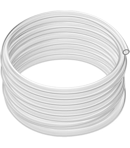 Tuyau PVC 6mm Transparent - 2 Mètres - Avec Collier