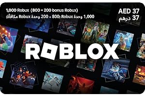 Roblox Digital Gift Code for 800 + Extra 200 bonus Robux [Redeem Worldwide - Includes Exclusive Virtual Item] [Online Game Code]