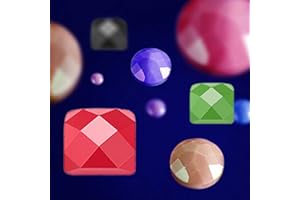 Diamants pour broderie diamant 310,diamond painting remplacement pour les perceuses manquantes,perceuses de rechange pour perles de diamant,perceuse à diamant Rond,environ 3500 pièces