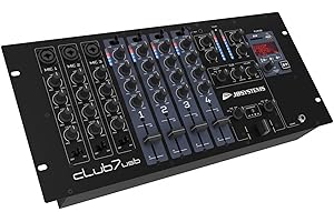 JBSYSTEMS JB Systems CLUB7-USB 7-Kanal Mischpult mit integriertem Mediaplayer für USB-Stick oder SD-Karte