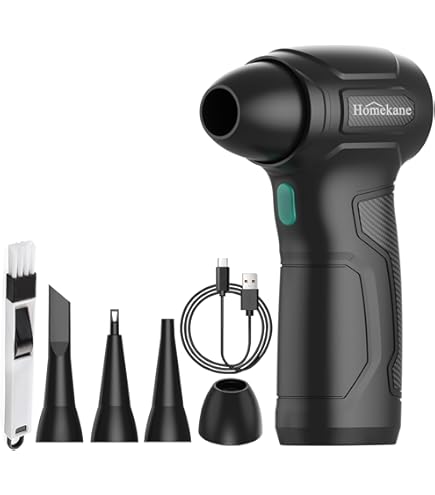 Compressed Air Duster, 130000 RPM Cordless Dust Blower With LED - View #2