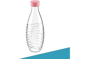 SodaNature® 2X Premium Flaschendeckel für SodaStream Crystal Flaschen | Hochwertige Deckel in wunderschönen Farben | Auslaufsicher & spülmaschinenfest | Zubehör in edler Geschenkverpackung (Rosa)