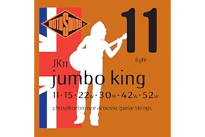 Rotosound struny do gitary akustycznej JUMBO KING 6-str. JK11 Light 11-52