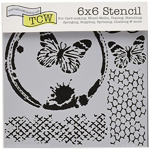 Bible Journaling Stencil - Butterfly Collage (6" X 6")