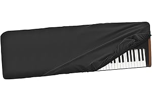 Musiin 73 Keys Piano Keyboard Dust Cover, Compatible with KORG KRONOS 73, NAUTILUS 73, Yamaha PSR-EW425,Luxury Chinlon Anti-dust & Scratch-proof, Smooth Touch & Custom Fit