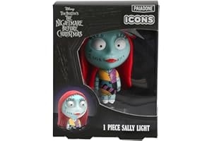 Paladone Sally Icon Light - oficjalnie licencjonowany produkt Nightmare Before Christmas, kolekcjonerski prezent dla fanów filmu, upiorna dekoracja na Halloween, zasilanie bateryjne, 10 cm