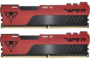 Patriot Memory Viper Elite II DDR4 32GB (2x16GB) 3600MHz Gaming Arbeitsspeicher KIT Schwarz/Rot