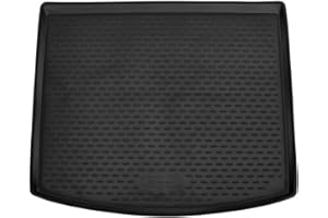 ‎ELEMENT Element Passgenaue Premium Antirursch Kofferraummatte Laderaumwanne passend für Skoda Karoq (NU7) | 2017-Heute | oberer Ladeboden | 100% passgenaue Antirutschmatte Auto, Gummimatte Auto