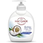 Hacı Şakir Hindistan Cevizi S&uuml;t&uuml; Nemlendirici Bakım Sıvı El Sabunu (300 ml)