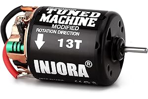 INJORA RC Moteur 540 Brossé Imperméable Moteur pour 1/10 RC Crawler Axial SCX10 AXI03007 90046 TRX4 D90 MST CC01 (13T)