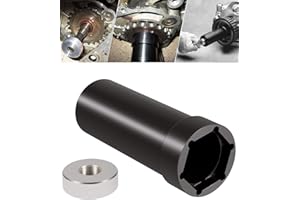 FLYINGWING Hauptwellen-Kettenschlüssel, kompatibel mit Harley Davidson Big Twins Motor & Twin Cam, 1 7/8 Zoll Hauptwelle Riemenscheibe, Steckschlüssel mit 1/2-Zoll-Antrieb