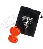 Speedminton® Easy Court Pro – Officieel Spelveld Voor Speedbadminton / Crossminton – Ook Voor Voetbaltennis En Badminton – Incl. Haringen En Tas – 5,5 X 5,5 M