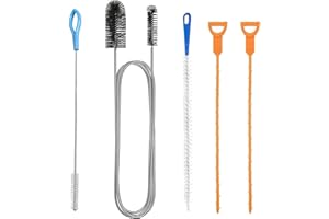 WEILONGB Abflussreiniger und Reinigungswerkzeug, 5 Stück, Duschablauf-Entsperrer, multifunktionales Waschbeckenentferner, Abflussschlange für Küche, Bad, Duschstopfenloch