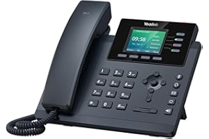 Yealink SIP-T34W WiFi IP Phone, 4 VoIP Accounts. 2.4-Inch Color Display. Dual-Port Gigabit Ethernet, 802.3af PoE, Power Adapter Not Included (SIP-T34W)