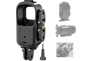 Honbobo Cadre de Protection Cage Plastique pour DJI Osmo Nano, Vertical-Horizontal Adaptateur Mount Extension Support Accessoires pour DJI Osmo Nano pour trépied/Perche Selfie/Sac à Dos vélo Clip etc