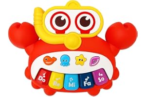 Fitto Baby Musical Toy Cute Crab with Music and Lights For Babies and Toddlers