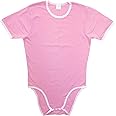 Cuddlz Baby Pink Cotton Stretch Adult Short Onesie ABDL Romper Body Suit