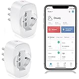 SURFOU Presa Smart Alexa, Presa WiFi Intelligente Italiana 16A(Type L), Compatibilità Amazon Alexa, Google Assistant e SmartT