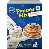 Pillsbury Butterscotch Flavour Pancake Mix| 2-Minute Pancake Mix for Kids| No-Preservatives | 500g