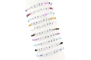 ARZASGO Singer TS Bracelet Set Colourful Beaded Friendship Bracelets for Women Girls Outfits Jewelry Set for Fans Gifts