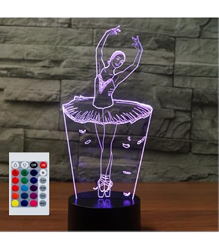 Lampada 3D Illusion A LED Con Pistola | 7 Colori + Touch | Luce Notturna USB Regalo Natale