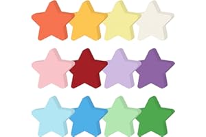 IMEEPA 360Pcs Star Cutouts Paper, 3.9inch Colorful Star Shape Cut Outs Classroom Star Decoration, Star Die Cuts for DIY, Kids Teachers Craft Projects, Bulletin Board, Spring Summer School Party